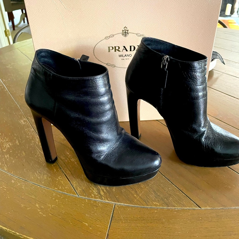 Prada VIT Shine booties